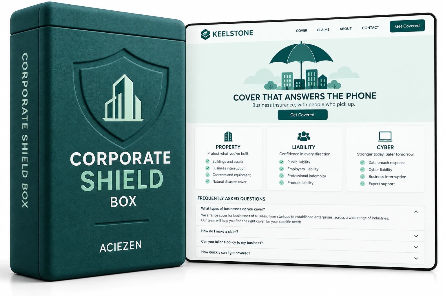 Corporate Shield Box